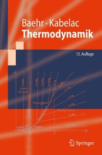 Cover image: Thermodynamik 13th edition 9783540325130
