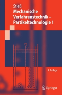 Omslagafbeelding: Mechanische Verfahrenstechnik - Partikeltechnologie 1 3rd edition 9783540325512
