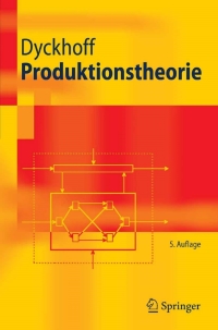 Cover image: Produktionstheorie 5th edition 9783540326007
