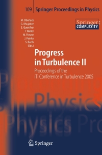 Cover image: Progress in Turbulence II 1st edition 9783540326021