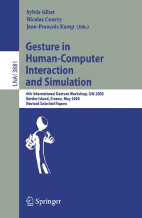 Cover image: Gesture in Human-Computer Interaction and Simulation 1st edition 9783540326243
