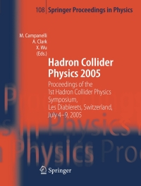 Omslagafbeelding: Hadron Collider Physics 2005 1st edition 9783540328407