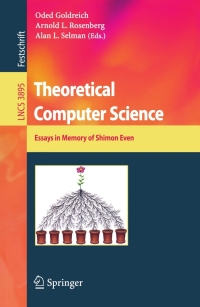 Cover image: Theoretical Computer Science 1st edition 9783540328803
