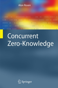 Cover image: Concurrent Zero-Knowledge 9783540329381