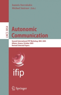 Imagen de portada: Autonomic Communication 1st edition 9783540329923