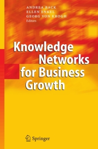 Cover image: Knowledge Networks for Business Growth 1st edition 9783540330721