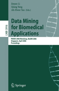 Cover image: Data Mining for Biomedical Applications 1st edition 9783540331049