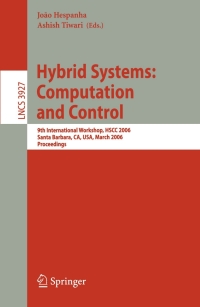 Imagen de portada: Hybrid Systems: Computation and Control 1st edition 9783540331704