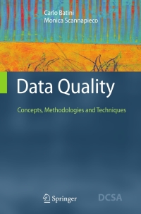 Cover image: Data Quality 9783540331728