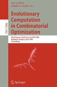 Cover image: Evolutionary Computation in Combinatorial Optimization 1st edition 9783540331780