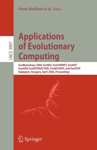 Imagen de portada: Applications of Evolutionary Computing 1st edition 9783540332374