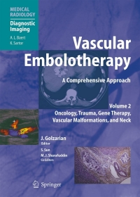 Cover image: Vascular Embolotherapy 1st edition 9783540214915
