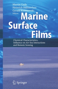 Imagen de portada: Marine Surface Films 1st edition 9783540332701