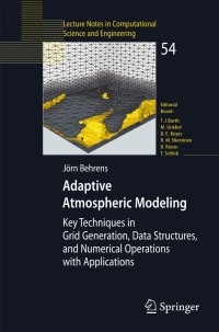 Imagen de portada: Adaptive Atmospheric Modeling 9783540333821
