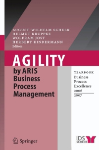 Imagen de portada: Agility by ARIS Business Process Management 1st edition 9783540335276