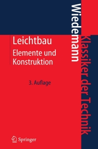 表紙画像: Leichtbau 3rd edition 9783540336563