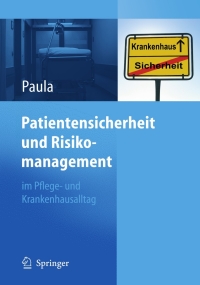 Cover image: Patientensicherheit und Risikomanagement 9783540337263