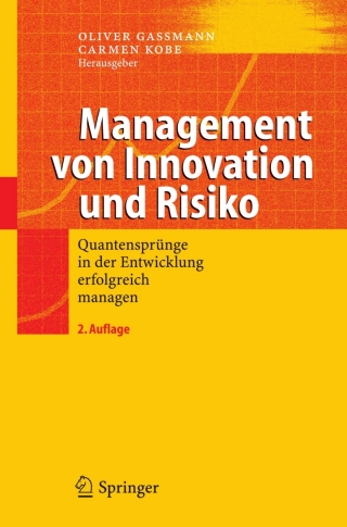 Imagen de portada: Management von Innovation und Risiko 2nd edition 9783540234821