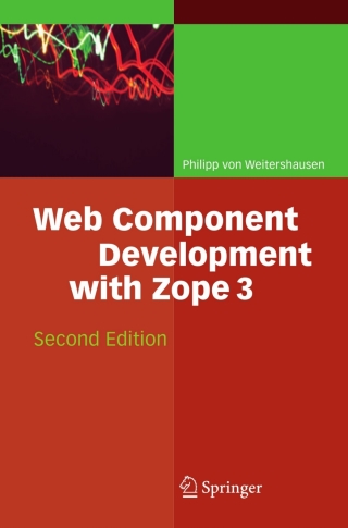 Cover image: Web Component Development with Zope 3 2nd edition 9783540338079