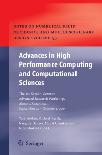 Cover image: Advances in High Performance Computing and Computational Sciences 1st edition 9783540338642
