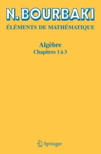Cover image: Algèbre 2nd edition 9783540338499