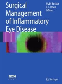 Cover image: Surgical Management of Inflammatory Eye Disease 1st edition 9783540338611