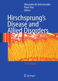 Cover image: Hirschsprung's Disease and Allied Disorders 3rd edition 9783540339342