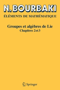 Imagen de portada: Groupes et algèbres de Lie 2nd edition 9783540339403