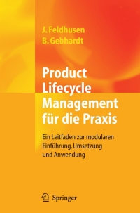 Imagen de portada: Product Lifecycle Management für die Praxis 9783540340089