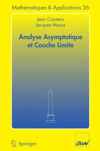 Omslagafbeelding: Analyse asymptotique et couche limite 9783540310020