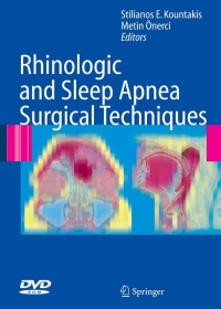 Cover image: Rhinologic and Sleep Apnea Surgical Techniques 1st edition 9783540340195