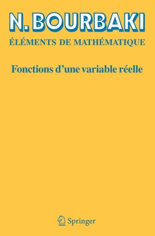 Imagen de portada: Fonctions d'une variable réelle 9783540340362