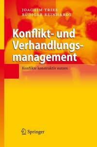 Cover image: Konflikt- und Verhandlungsmanagement 9783540340393