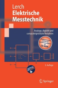 Imagen de portada: Elektrische Messtechnik 3rd edition 9783540340553