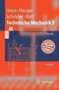 Cover image: Technische Mechanik 9th edition 9783540340843