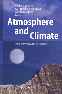 Titelbild: Atmosphere and Climate 1st edition 9783540341161