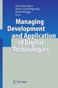Cover image: Managing Development and Application of Digital Technologies 1st edition 9783540341284