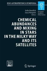 Cover image: Chemical Abundances and Mixing in Stars in the Milky Way and its Satellites 1st edition 9783540341352