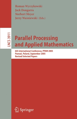 Cover image: Parallel Processing and Applied Mathematics 1st edition 9783540341413