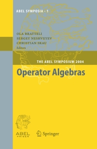 Imagen de portada: Operator Algebras 1st edition 9783540341963