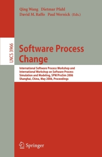 Imagen de portada: Software Process Change 1st edition 9783540341994