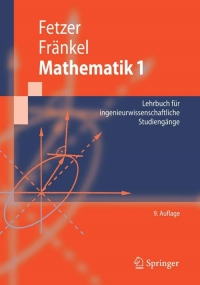 表紙画像: Mathematik 1 9th edition 9783540342441