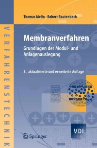 Cover image: Membranverfahren 3rd edition 9783540343271
