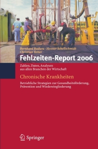 Cover image: Fehlzeiten-Report 2006 9783540343677