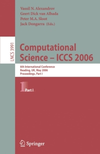 Cover image: Computational Science - ICCS 2006 1st edition 9783540343790