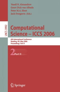 صورة الغلاف: Computational Science - ICCS 2006 1st edition 9783540343813