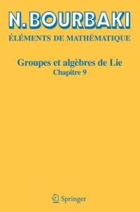 Cover image: Groupes et algèbres de Lie 9783540343929