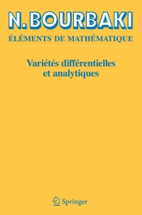 Cover image: Variétés différentielles et analytiques 9783540343967