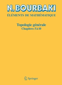 Imagen de portada: Topologie générale 9783540343998