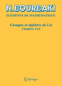 Cover image: Groupes et algèbres de Lie 9783540344902